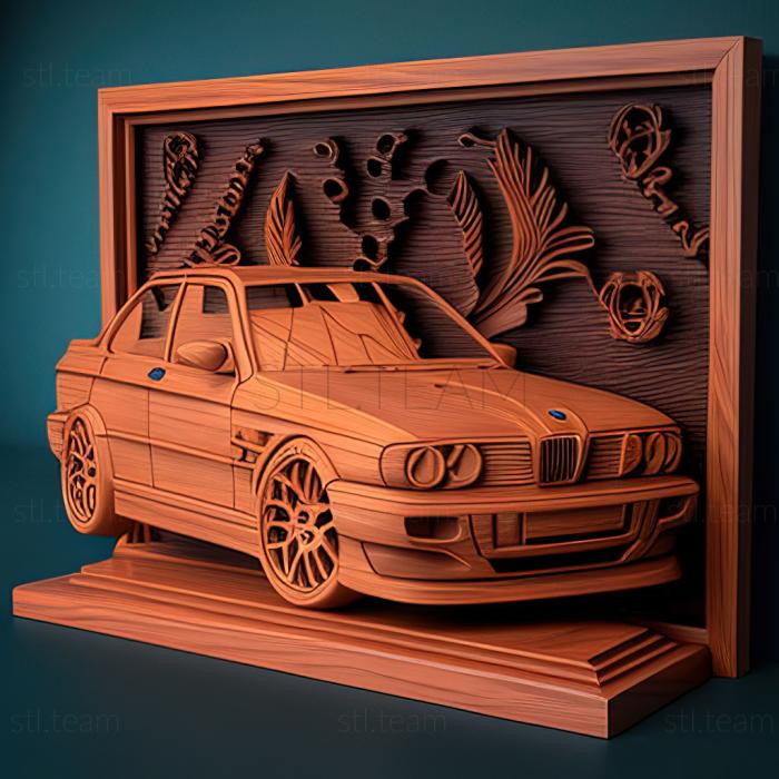 3D model BMW 320si WTCC (STL)